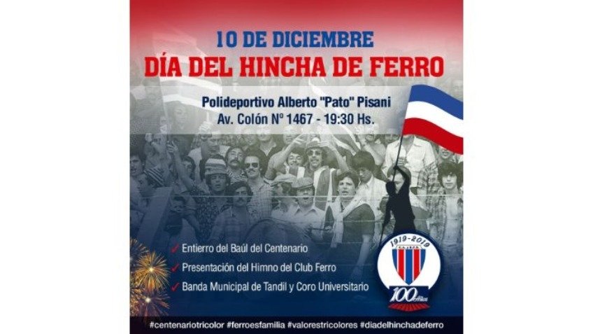 Ferro festeja el Día del Hincha